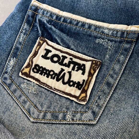 NWT Lolita Jeans by Concert Club Blue Denim Zoo Shorts - Picture 9 of 11